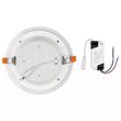 Panou led rotund incorporabil 18W, 4000k alb neutru, sticla, 1260 lm, diametru 198 mm