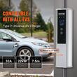 Incarcator portabil EV, Type 2, 32A, Cablu de incarcare 7.5 m, 230/400 V, 7.36 kW monofazat, 22 kW trifazat, geanta de transport, IP66