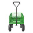 Carucior multifunctional pentru gradina, 1700 x 480 x 515 mm, Capacitate 300 kg, Otel, Roti gonflabile, Laterale detasabile