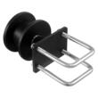 Set 4 role cu suport prindere pentru porti culisante, Otel, 150 × 293.6 mm, Compatibil teava rectangulara