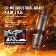 Trusa 14 chei tubulare de impact cu pivotare 360 grade, Hexagonale, prindere 3/8, Cr-Mo, 10-19 mm, Prelungitor