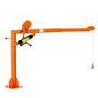 Macara telescopica pentru camioneta, pivotanta la 360 de grade, Capacitate 450 kg, cric hidraulic, troliu manual