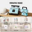 Presa termica 2 in 1 pentru Sepci/Cani, 350 W, 40-205 ℃,  Verde