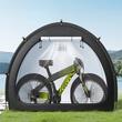 Cort camping pentru depozitare 4 x biciclete, 1 x intrari, fermoare duble, Impermeabil PU4000, 2190 x 1550 x 1730 mm