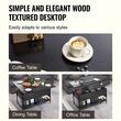 Masuta de cafea Lift Top, 2 in 1 Desktop birou Extensibil, 1000 x 500 x 552 mm, Lumina ambientala, prize incorporata, 2 x USB