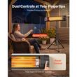 Incalzitor cu infrarosu pe trepied, 2500 W, 3 x trepte caldura, Telecomanda, Temporizator
