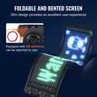 Reclama luminoasa led, Silicon, Wi-Fi, USB, P5, 380 x 102 mm, IP65, 12 V/DC