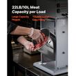 Masina electrica de umplut carnati, Profesionala, Inox, 4 x Tuburi, 200 W, control viteza, Capacitate 10 l, pedala control