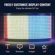 Reclama luminoasa led, Silicon, Wi-Fi, USB, P5, 380 x 102 mm, IP65, 12 V/DC