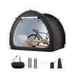 Cort camping pentru depozitare 4 x biciclete, 1 x intrari, fermoare duble, Impermeabil PU4000, 2190 x 1550 x 1730 mm