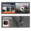 Set 4 role cu suport prindere pentru porti culisante, Otel, 150 × 293.6 mm, Compatibil teava rectangulara