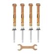 Balustrada otel, 1-2 trepte Vivatechnix, Inaltime 96 cm, lungime 45 cm