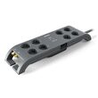 Prelungitor cu 8 prize, lungime 2 m, max 4000 W, 16 A, protectie supratensiune