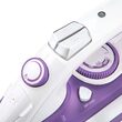 Fier de calcat, talpa ceramica, 2200 W, Abur, functie auto-curatare, Alb/Mov