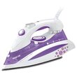 Fier de calcat, talpa ceramica, 2200 W, Abur, functie auto-curatare, Alb/Mov