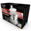 Masina de tocat carne cu accesorii carnati 1500 W, Alb/Gri, 3 site