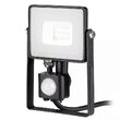 Proiector led cu senzor de miscare, 10W, 4000K, IP65, 800 lm, Negru, 178 x 133 x 47 mm