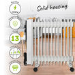 Calorifer electric cu ulei Adler Alb, 13 elementi, 3 trepte de putere 1000W/1500W/2500W