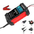 Incarcator inteligent baterie cu functie reparare, 12V/24 V, 10A/5 A, Universal