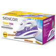 Fier de calcat, talpa ceramica, 2200 W, Abur, functie auto-curatare, Alb/Mov