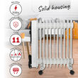 Calorifer electric cu ulei Adler Alb, 11 elementi, 3 trepte de putere 1000W/1500W/2500W