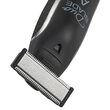 Aparat de ras cu acumulator, USB, Li-Ion, 3 niveluri, Negru, 2 lame Inox