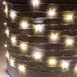 Instalatie luminoasa cu panou solar, 100 x micro Led, Exterior, Lungime 5 m, Baterie NiMh
