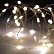 Instalatie luminoasa cu panou solar, 100 x micro Led, Exterior, Lungime 5 m, Baterie NiMh