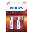 Set 2 baterii Philips LR14, Power Alcaline