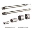 Set 5 carote diamantate pentru beton Vevor 30, 40, 65, 80, 100mm, 2 x adaptoare SDS Plus si SDS Max