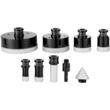 Set 6 carote diamantate pentru gresie, marmura, 20/25/35/50/75/100 mm, umed sau uscat, cutie depozitare