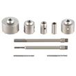 Set 5 carote diamantate pentru beton Vevor 30, 40, 65, 80, 100mm, 2 x adaptoare SDS Plus si SDS Max