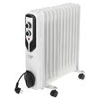 Calorifer electric cu ulei Adler Alb, 11 elementi, 3 trepte de putere 1000W/1500W/2500W