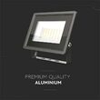 Proiector led 50 W, 4000K, IP65, 4300 lm, Aluminiu, Negru dimensiuni 180 x 27 x 150 mm
