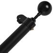 Catarg pentru steag, Inaltime 7.55 m, Aluminiu, Negru