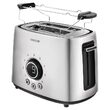 Prajitor de paine Inox, cu 9 niveluri de rumenire, 2 felii, 1000 W