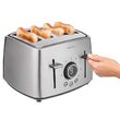 Prajitor de paine Inox, cu 9 niveluri de rumenire, 4 felii, 1600 W
