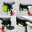 Lumina spate cu geanta pentru bicicleta, 180 x 120 x 110 mm, IPX5, telecomanda