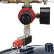 Set de vopsit cu rezervor sub presiune, 10 l, 4.1 Bar, 2 x duze 1.5 mm si 4 mm, 170-250 l/min, Manometru, 2 x pistoale