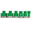 Set 6 carote diamantate pentru gresie, granit, marmura, Vevor M14, diametre 20/35/38/43/50/60mm, valiza aluminiu