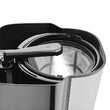 Cafetiera cu display digital, 1000W, bol din sticla, capacitate 1.25 l, Negru-Argintiu
