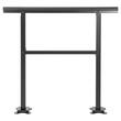 Balustrada 2-3 trepte, Aluminiu, Negru Mat, Inaltime 89.5 cm, lungime 91 cm, pozitii reglabile