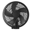 Ventilator pentru sere cu clips, 6 W, Oscilatie, 10 viteze, compatibil powerbank si surse cc 12 V
