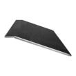 Rampa mobila de prag, Aluminiu, 810 x 390 mm, capacitate max 180 kg, Negru, Antiderapanta