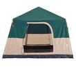 Cort instant gonflabil cu pompa reincarcabila, 6 x persoane, ferestre, Impermeabil, 300 x 300 x 225 cm, Maro/Verde