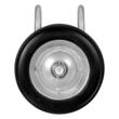Roti cauciuc cu suport pentru porti culisante, Otel, max 300 kg, 146×270 mm, Diametrul exterior al tevii compatibil 32-50 mm, structura reglabila