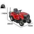 Tractoras pentru gazon, Troy-Bilt, Caroserie Otel, Putere nominala 13 CP, Benzina, Diametru 92 cm, Inaltime taiere 30-95 mm, 14 viteze Transmatic, 240 l