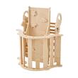 Spatiu de joaca Montessori 9in1 pentru copii, Lemn, 2 x masinute, Perna, Triunghi, Arc și Rampa, max 68 kg, anti-rasturnare
