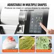 Masina profesionala de facut fulgi de zapada, Capacitate 240 kg/zi, 700 W, Rezervor 4 l, Otel inoxidabil