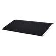 Rampa mobila de prag, Aluminiu, 810 x 390 mm, capacitate max 180 kg, Negru, Antiderapanta